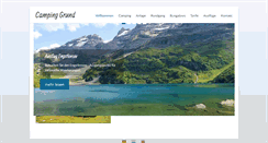 Desktop Screenshot of camping-grund.ch