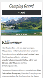 Mobile Screenshot of camping-grund.ch